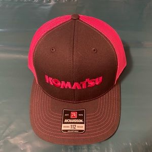 Pink Komatsu Trucker Hat